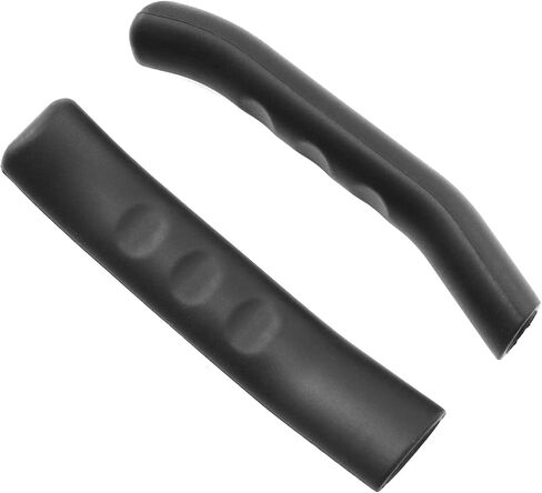 مقبض الفرامل غطاء سيليكون كم 2 أزواج أسود دراجة الفرامل رافعة قبضة غطاء حامي لركوب الدراجات على الطرق الجبلية، غطاء رافعة الفرامل الدراجة in Kuwait