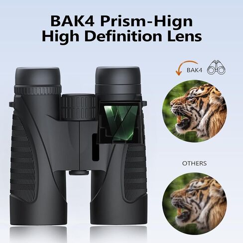 12x42 Binoculars for Adults High Powered with Phone Adapter and Upgraded Tripod, Waterproof Binoculars for Bird Watching Hunting Travel Hiking in Kuwait