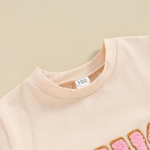 Toddler Baby Girl Boy Birthday Outfit One/Two/Three/Four/Five/Six Embroidery T-shirt Shirts Birthday Gift in Saudi Arabia
