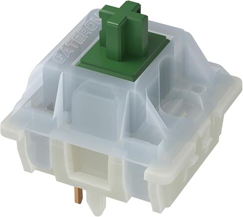 GATERON KS-3X1 Milky Black Linear Keyboard Switches, Full Milky Through-Hole LED 5 Pin Key Switches Compatible for MX Mechanical Keyboard (35PCS) in Saudi Arabia
