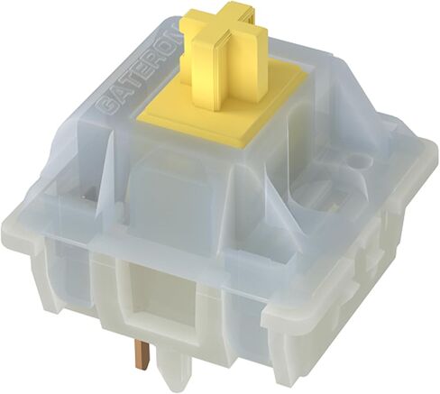 GATERON KS-3X1 Milky Black Linear Keyboard Switches, Full Milky Through-Hole LED 5 Pin Key Switches Compatible for MX Mechanical Keyboard (35PCS) in Saudi Arabia