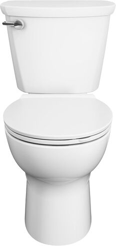 American Standard 609DA001.020 مرحاض Cadet PRO مكون من قطعتين مع مقعد إغلاق بطيء وحلقة شمع، واجهة مستديرة، ارتفاع قياسي، أبيض، 1.28 gpf in Saudi Arabia