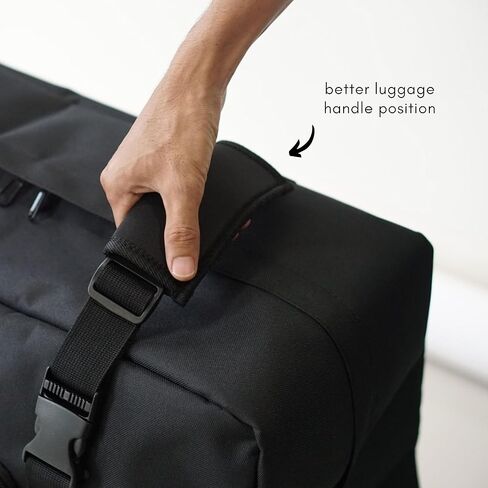 حقيبة نقل ناعمة من Vincita Sightseer 3.5 لدراجة Brompton القابلة للطي - مع حقيبة ملابس وأربع عجلات قابلة للفصل وحزام كتف Brompton Bike Bag حل خفيف الوزن للسفر الجوي in Kuwait