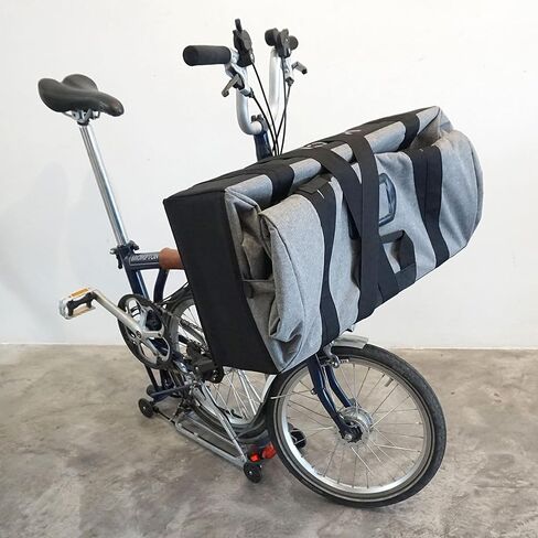 حقيبة نقل ناعمة من Vincita Sightseer 3.5 لدراجة Brompton القابلة للطي - مع حقيبة ملابس وأربع عجلات قابلة للفصل وحزام كتف Brompton Bike Bag حل خفيف الوزن للسفر الجوي in Kuwait
