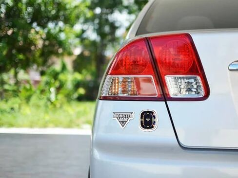 20 Pcs Value Pack Monster Decal Jam Sticker Waterproof Vinyl Aesthetic SUV Truck Colorful Laptop Bike Car Luggage Skateboard Water Bottle Guitar Windows Bumper Tumbler in Kuwait