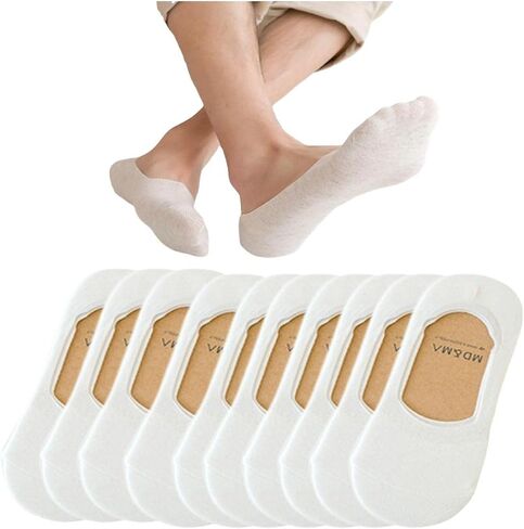 10 Pairs No Show Socks Men Women Cotton Low Socks Men Unisex Soft with Grips for Loafers Sneakers Lightweight Socks in Saudi Arabia