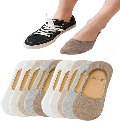 10 Pairs No Show Socks Men Women Cotton Low Socks Men Unisex Soft with Grips for Loafers Sneakers Lightweight Socks in Saudi Arabia