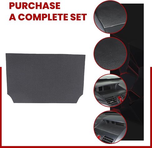 Car Dashboard Pad Auto Dashboard Mats Suitable for Subaru Forester 2013-2018 Dashboard Cover Mat Car Dashboard Leather Mats (Black) in Saudi Arabia