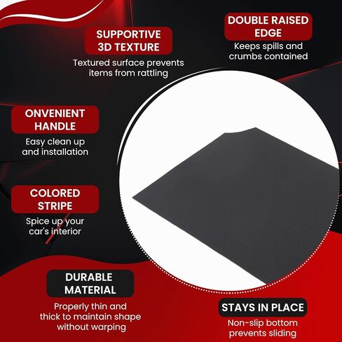Car Dashboard Pad Auto Dashboard Mats Suitable for Subaru Forester 2013-2018 Dashboard Cover Mat Car Dashboard Leather Mats (Black) in Saudi Arabia