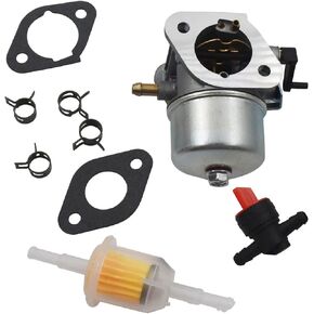 munirater Carburetor Kit with Gasket Replacement for Kawasaki FH430V FS481V Recoil Start Engine 15003-7047 15003-7061 15004-0823