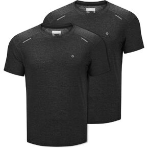 33,000ft Men's Workout Shirts Dry Fit Moisture Wicking Performance Short Sleeve Active Athletic Shirts for Men