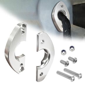 1.25" Aluminum Firewall Pass Through for Wiring Harness- Eliminates Grommet in Fire Wall
