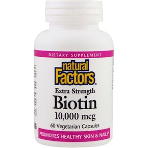 Natural Factors Biotin 10000Mcg, 60 CT