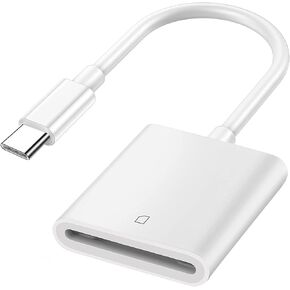 USB-C to SD Card Reader Compatible with iPhone 15, iPad Pro, MacBook Pro/Air, iMac M1 M2, Chromebook, XPS, Galaxy S22/S23 and More (SD Port)