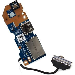 Power Button Board SD Card Reader USB IO Board LS-D823P 8N7VD 08N7VD Replacement for Dell Inspiron 15 7460 7472