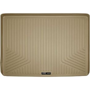 Husky Liners Weatherbeater Cargo Liner | Fits 2015 - 2020 Cadillac Escalade ESV/Chevrolet Suburban/GMC Yukon XL Behind 3rd Seat | Cargo, 1-pc Tan - 28223