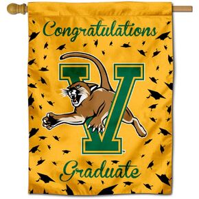 Vermont Catamounts Graduation Gift Banner Flag