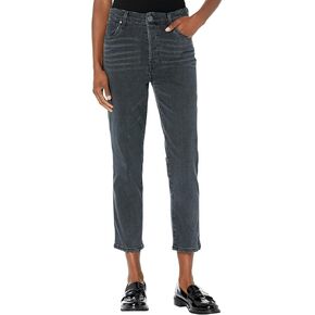 KUT from the Kloth Rosa High-Rise Crop Straight w/Hidden Button in Proclamation