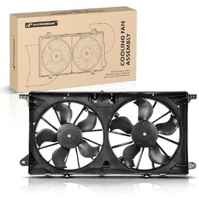 A-Premium Engine Radiator Cooling Fan Assembly Compatible with Select Ford & Lincoln Models - F-150 F150 2015-2020, Expedition 2018-2020, Navigator 2018-2021 - Replace# JL3Z8C607B, FL3Z8C607A