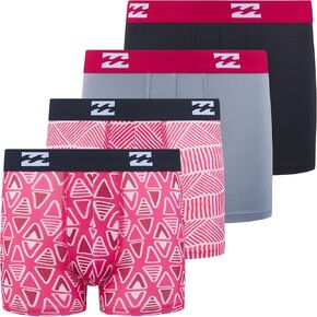 Billabong Boys Underwear 4 Pack Boxer Briefs for Boys 6-18 Durable Stretch Breathable Moisture Wicking