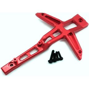 Aluminum Front Upper Chassis Brace Red for Traxxas 1/10 MAXX 8921