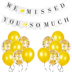 We Missed You So Much Banner, Welcome Home Party Supplies, Welcome Back Banner, Military Army Homecoming Party Decorations