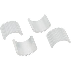 Handlebar Shim 7/8" Handlebars to 1" Motorcycle Handle Bar Spacer Conversion Shims with Handlebar Mounts Risers Clamp Conversion Reducer Spacers (4)