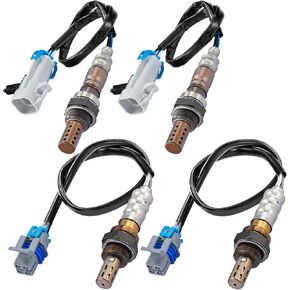 BDFHYK 2Pcs Upstream and 2Pcs Downstream Oxygen Sensor, Compatible with Chevy GMC, 234-4668 12569429 234-4256 213-4229 Replacement