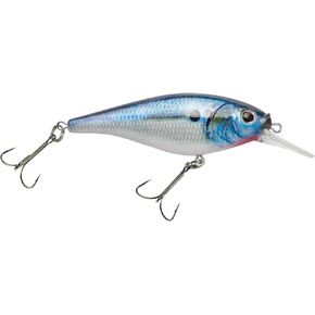 Berkley Flicker Shad Shallow Fishing Lure, HD Threadfin Shad, 2/7 oz, 2 3/4in | 7cm Crankbaits, Size, Profile and Dive Depth Imitates Real Shad, Equipped with Fusion19 Hook