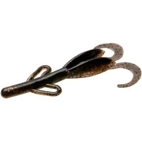 Zoom Bait Baby Brush Hog Bait-Pack of 12 (Big Texan, 5 1/2-Inch), One Size (042-242)