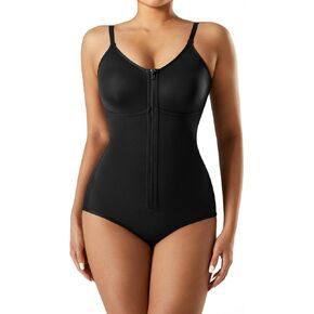 MOOSLOVER Women Shapewear Bodysuit Tummy Control Faja Body Shaper Butt Lifter Sculpting Body Suit