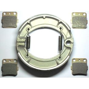 Master Chen Front Rear Brake Pads Brakes for Yamaha YFM 600 YFM600 Grizzly Hunting 1998-2001 ATV MC0067-PAD