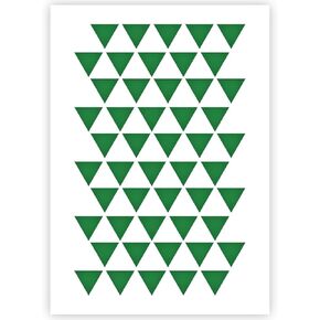 Triangle Pattern Stencil - for Painting on Wood, Canvas, Paper, Fabric, Floor, Wall and Tile - Reusable DIY Art and Craft Stencils