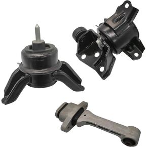3pc Motor Mounts (Front, Right, Left Transmission) Compatible with 2011-2013 Hyundai Tucson and 2011-2013 Kia Sportage - 2.0L and 2.4L 4-Cylinder Engine Mounts