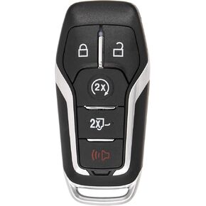 Keyless2Go Replacement for 5 Button Ford Proximity Smart Key for Ford M3N-A2C31243300 164-R8117