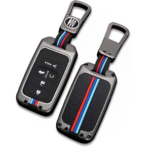 حافظة مفتاح فوب غلاف معدني حامل مفتاح ذكي متوافق مع هوندا ريدجلاين CRV الطيار سيفيك أوديسي أكورد JED سبيور in Kuwait