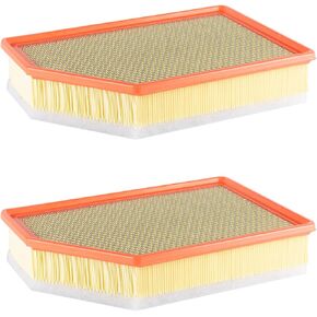 A3248C Engine Air Filter Kit Fit for 2020 2021 2022 Chevrolet Silverado GMC Sierra 6.6L Engine Vehicles 2500 HD 3500 HD (Diesel Engine ONLY) Replaces A3248C,84554703(set of 2)