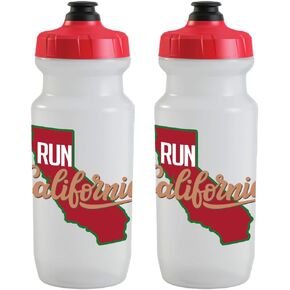 Run California - 2nd Gen Purist Water Bottle (21 oz) by Specialized Bikes (2-Pack)