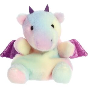 Aurora® Adorable Palm Pals™ Aster Dragon™ Stuffed Animal - Pocket-Sized Play - Collectable Fun - Rainbow 5 Inches