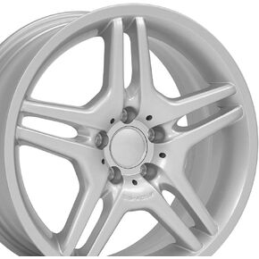 عجلة OE Wheels LLC MB02-18080-5112-35S مطلية باللون الفضي (18 × 8. بوصة /5 × 112 مم، إزاحة 35 مم) in Kuwait
