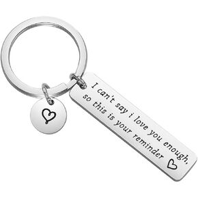 Lywjyb Birdgot I Cant Say I Love You Enough So This is Your Reminder Keychain Boyfriend Gift