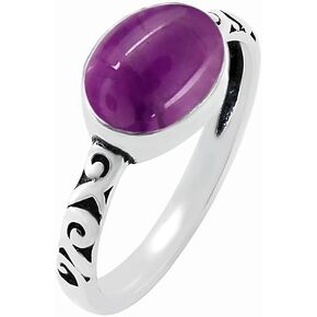 3.10Cts Oval Shaped Natural Gemstone Rings For Women, Birthstone Ring Jewelry Gift For Women Mom Wife Girlfriend Sister