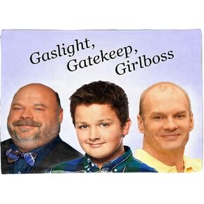 GOLEHS Gaslight, Gatekeep, Girlboss Tapestry with Easy Hanging Kit, Funny Flag for College Dorm, Available In Sizes From 40" To 90", Skin-friendly Soft High-definition Meme Tapestry(Size:40"×30")