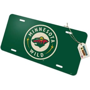 GRAPHICS & MORE NHL Minnesota Wild Logo Novelty Metal Vanity Tag License Plate