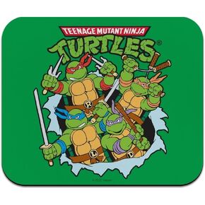 Teenage Mutant Ninja Turtles Group Retro Low Profile Thin Rubber Mouse Pad Mousepad