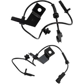TRQ Front ABS Wheel Speed Sensor Set Compatible with 2013-2020 Ford Fusion Lincoln MKZ