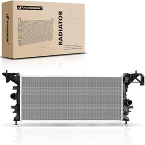 A-Premium Engine Coolant Radiator Assembly Compatible with Chevrolet Cruze 2016 2017 2018 2019, 1.4L 1.6L