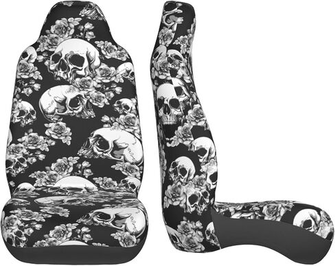 2 PCS Car Seat Covers Vehicle Cushion Protector, Auto Interior Accessories Universal Fit Most Car, Truck, SUV, or Van Butterfly in Saudi Arabia