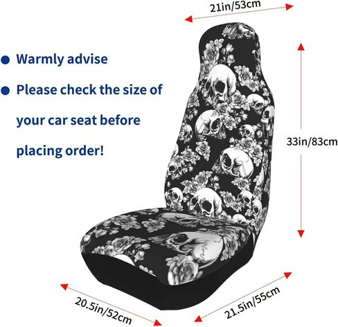 2 PCS Car Seat Covers Vehicle Cushion Protector, Auto Interior Accessories Universal Fit Most Car, Truck, SUV, or Van Butterfly in Saudi Arabia