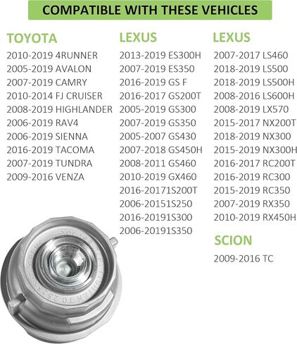 Oil Filter Housing Cap Assembly,Aluminum Oil Filter Housing Cover Replacement,Car Accessories Oil Filter Housing Cover Cap with Oil Plug,Compatible with Most Car Models,Replace #15620-31060 in Saudi Arabia